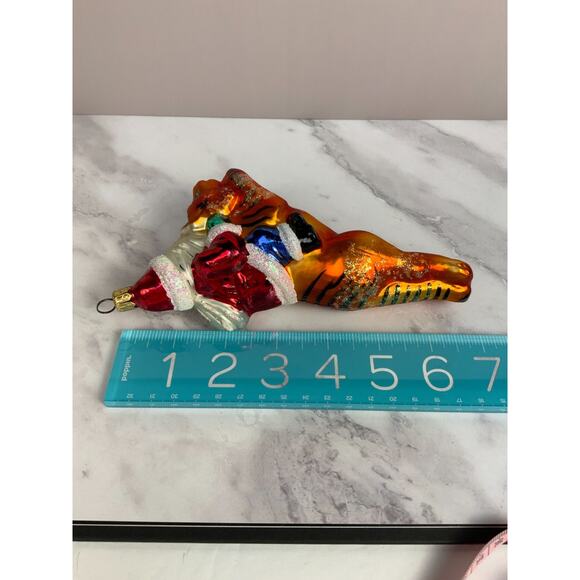 Christopher Radko Safari Santa Christmas Ornament Santa Claus Riding a Tiger - Picture 5 of 5